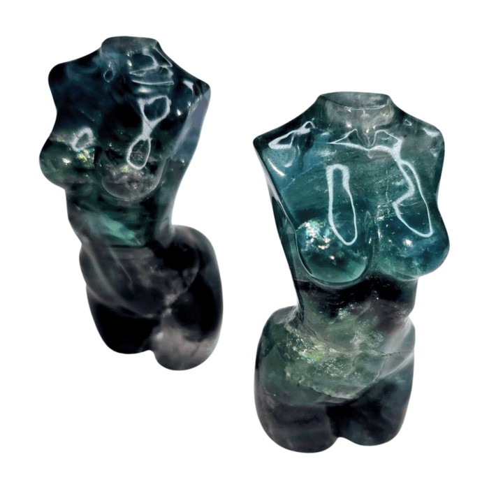 Rainbow Fluorite Goddess Body