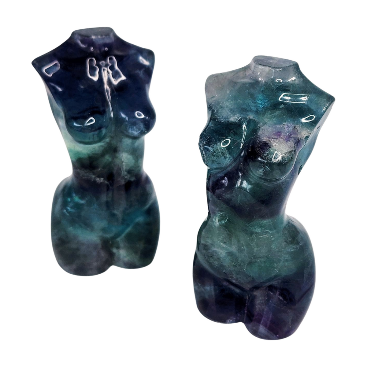 Rainbow Fluorite Goddess Body