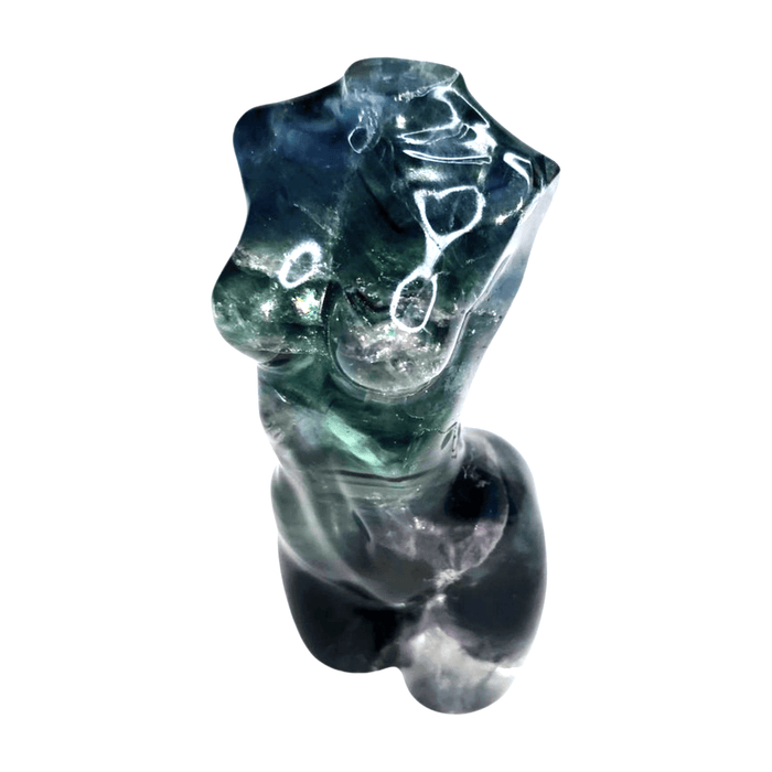 Rainbow Fluorite Goddess Body