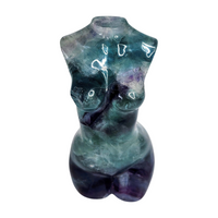 Rainbow Fluorite Goddess Body