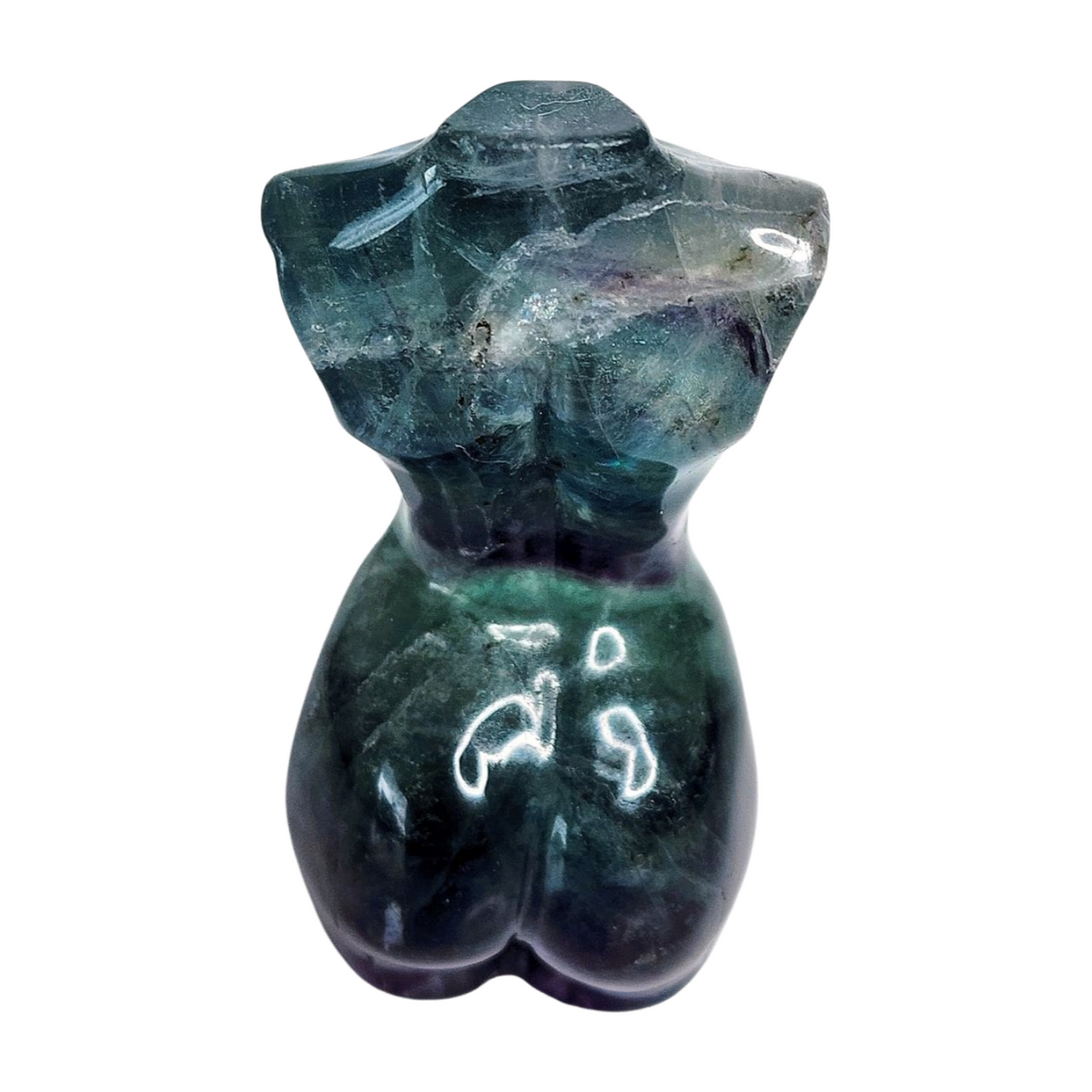 Rainbow Fluorite Goddess Body