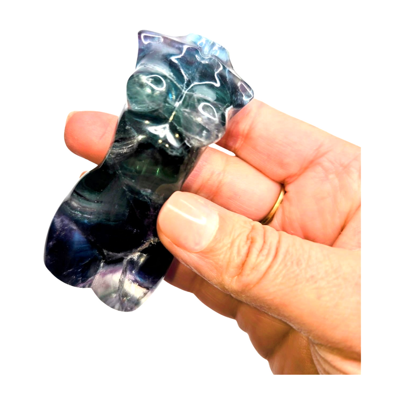 Rainbow Fluorite Goddess Body