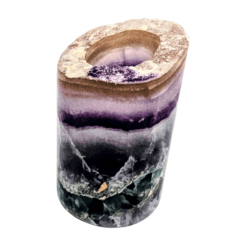 Fluorite Lamp Off Stand