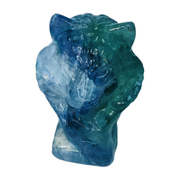 Fluorite Lion Head