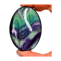 Rainbow Fluorite Palm Stone