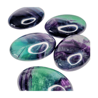 Rainbow Fluorite Palm Stone