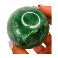 Green Fluorite Sphere