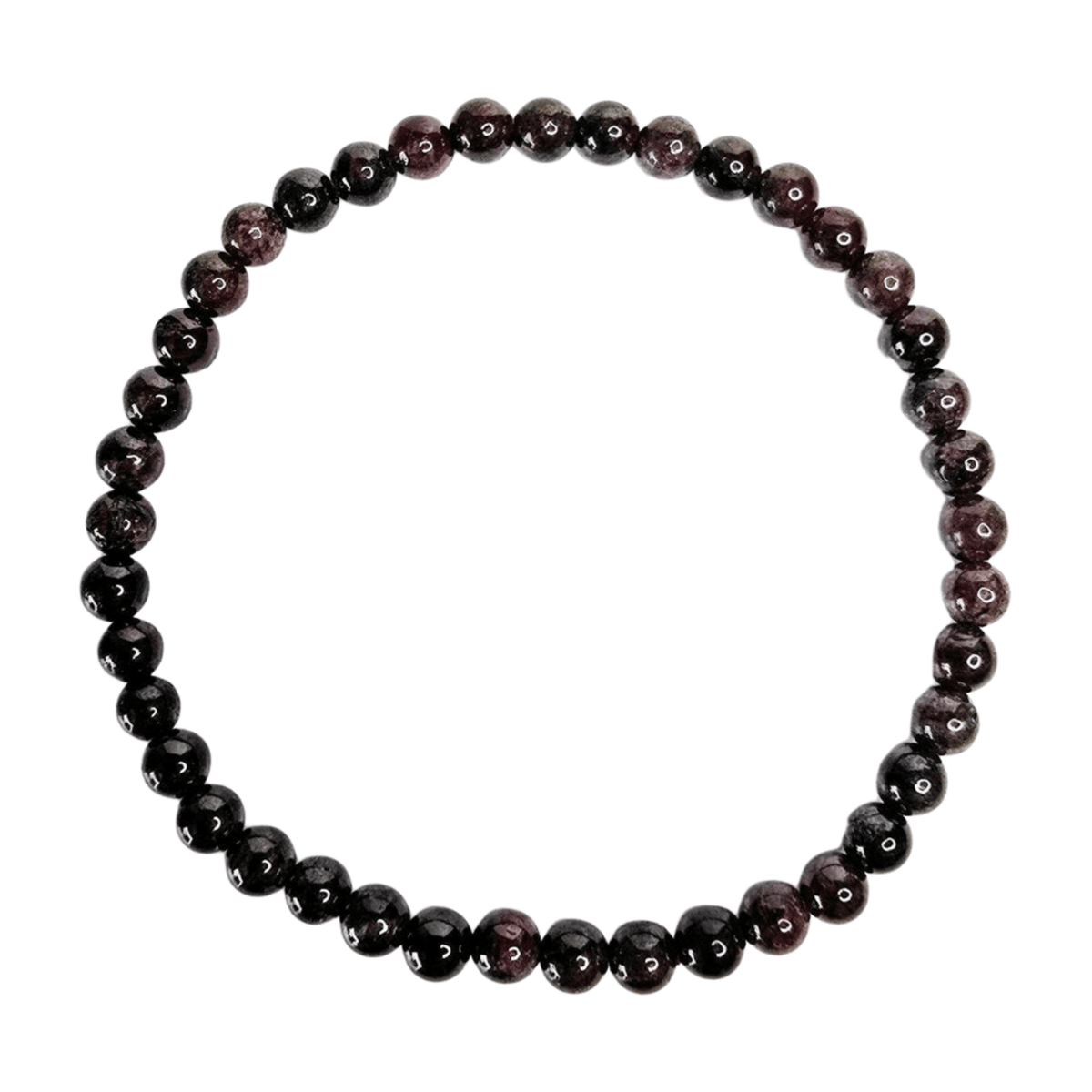 Garnet Bracelet (6mm)