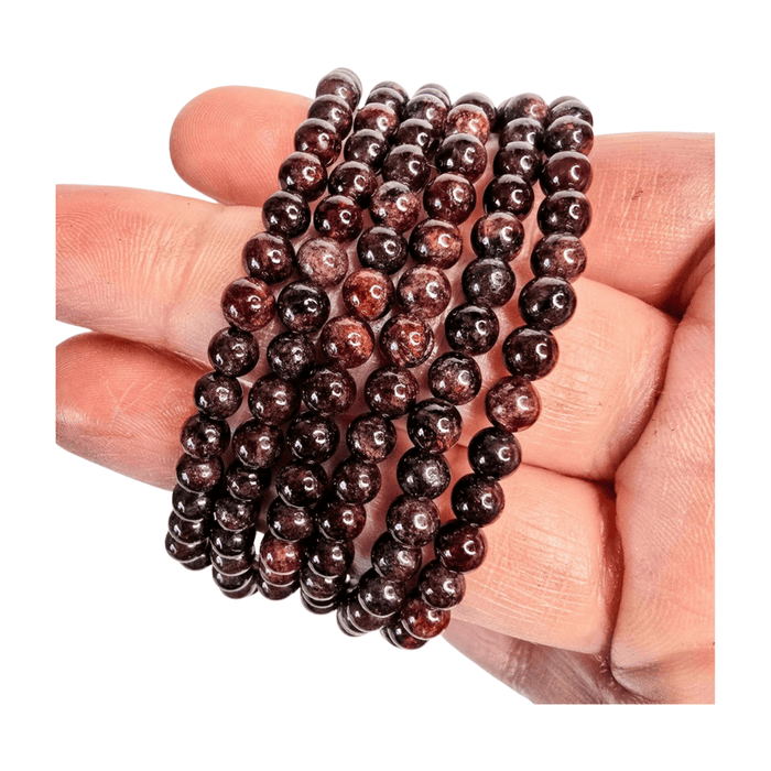 Garnet Bracelet (6mm)