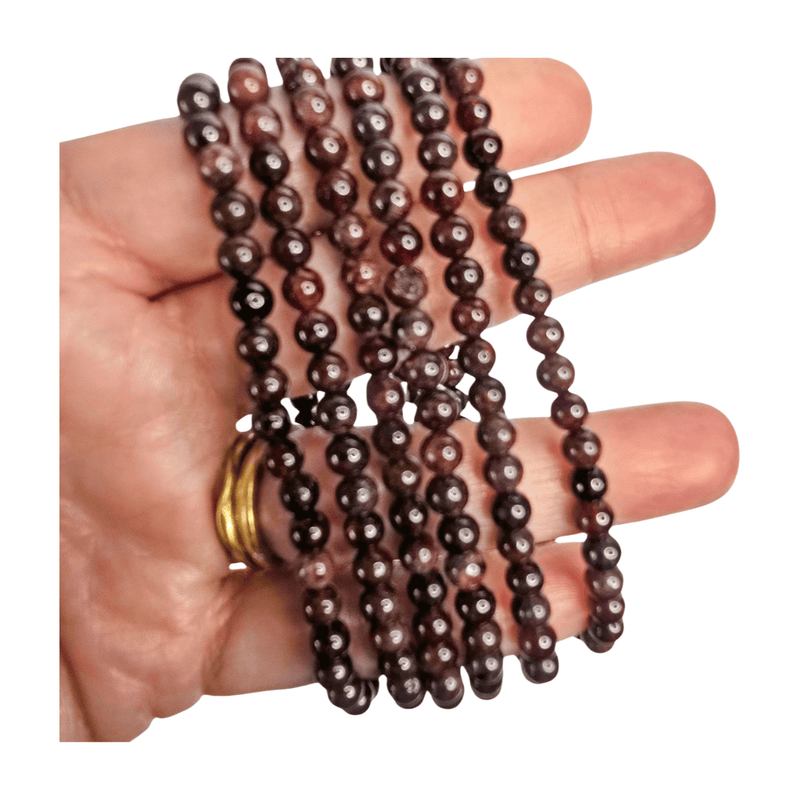 Garnet Bracelet (6mm)
