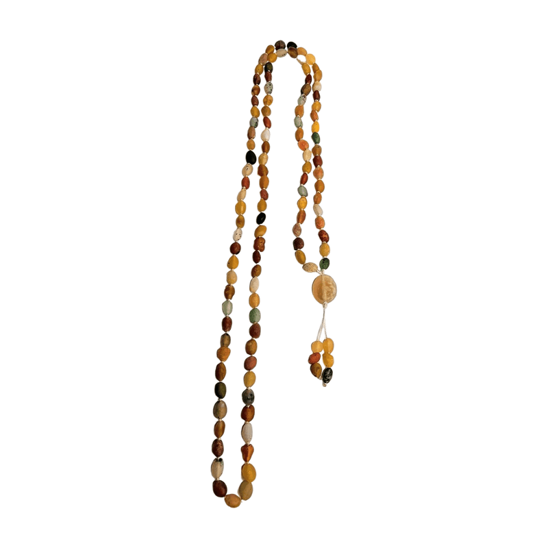 Gobi Desert Agate Mala Necklace