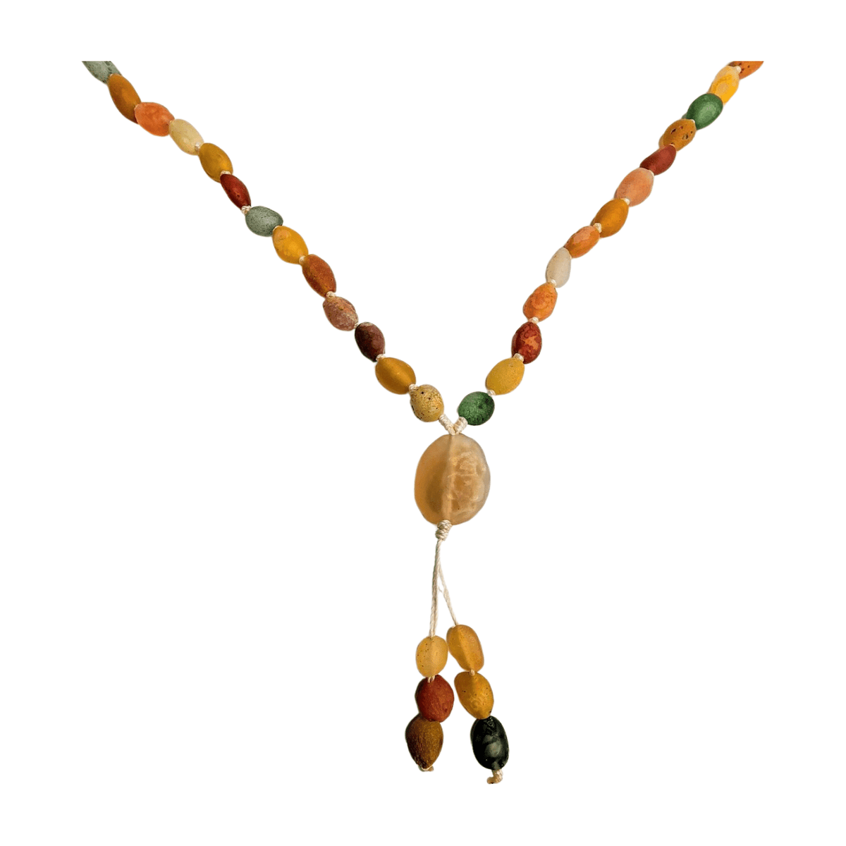 Gobi Desert Agate Mala Necklace