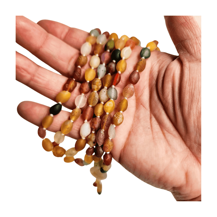 Gobi Desert Agate Mala Necklace