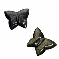 Gold Sheen Obsidian Butterfly