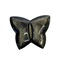 Gold Sheen Obsidian Butterfly