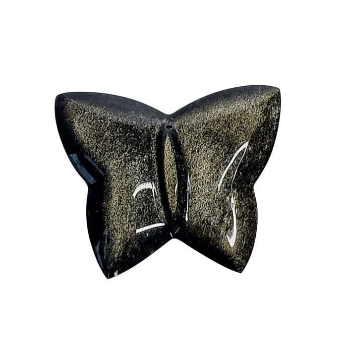 Gold Sheen Obsidian Butterfly