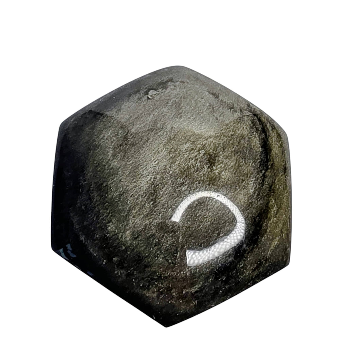Gold Sheen Obsidian Hexagon