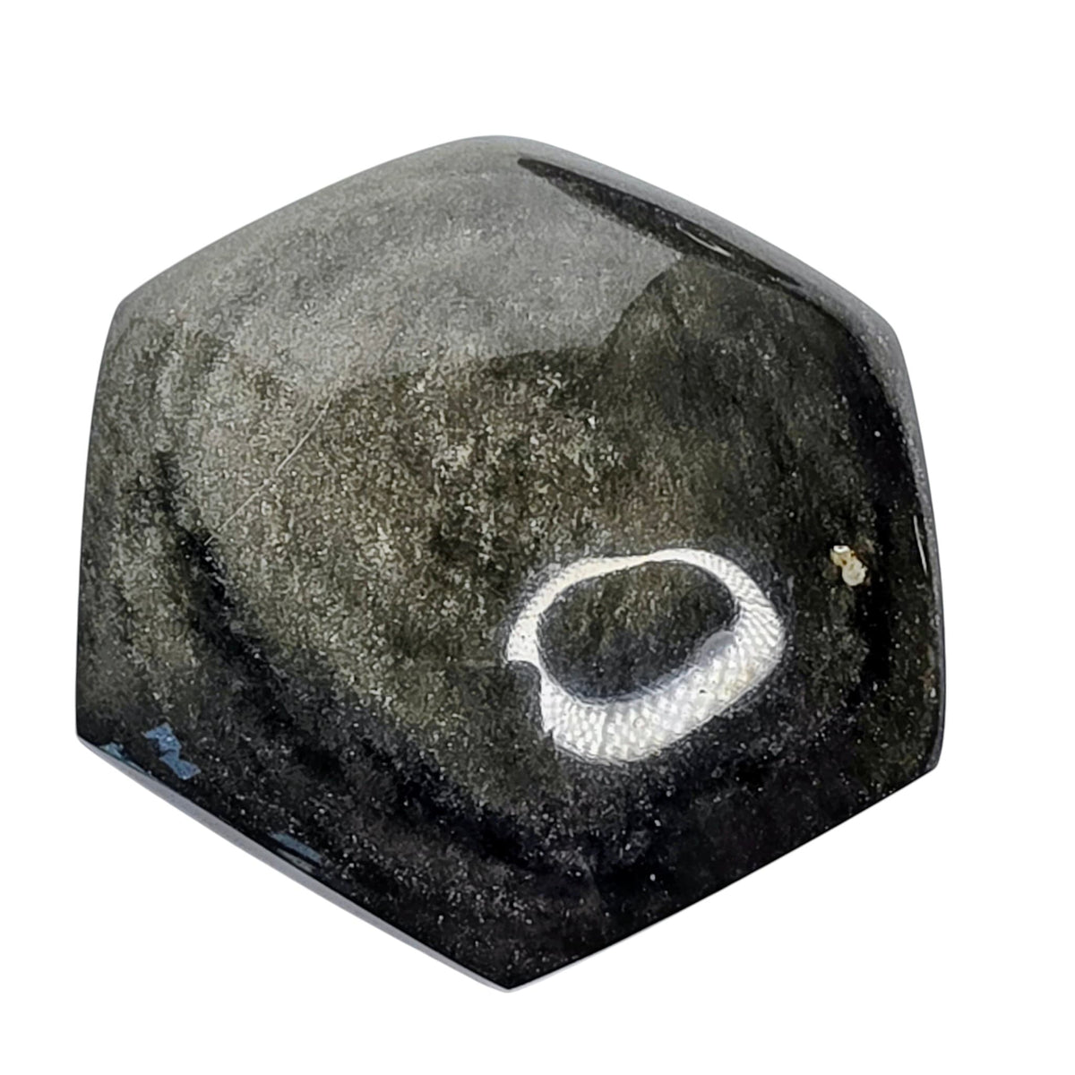 Gold Sheen Obsidian Hexagon