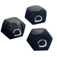 Gold Sheen Obsidian Hexagon