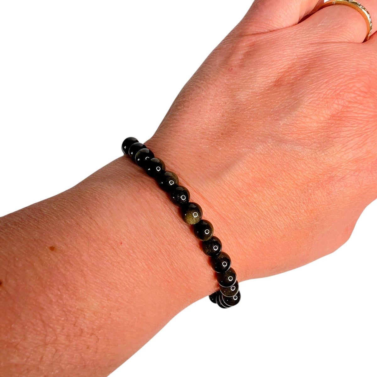 Gold Sheen Obsidian Bracelet (6mm)