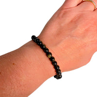 Gold Sheen Obsidian Bracelet (6mm)