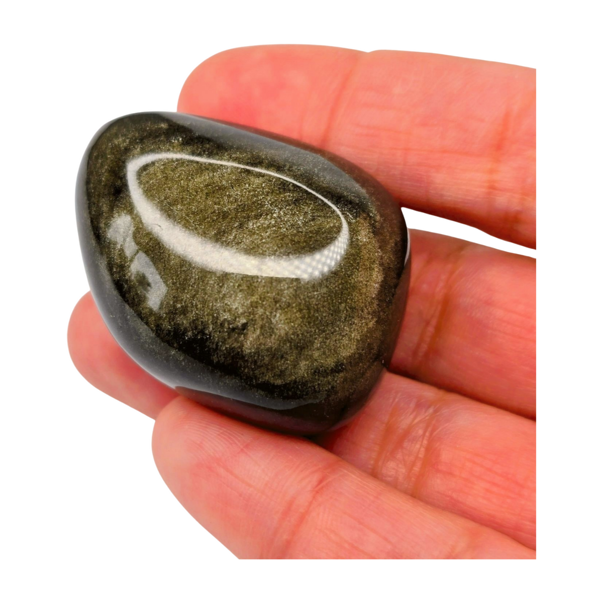 Gold Sheen Obsidian Pebble