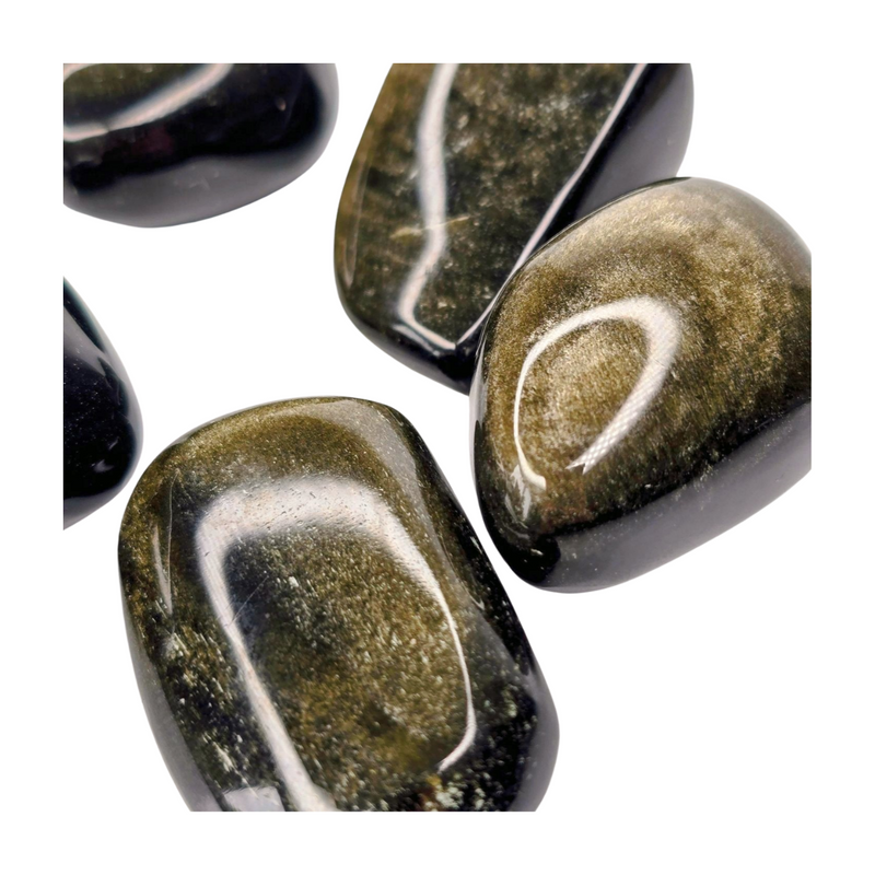 Gold Sheen Obsidian Pebble