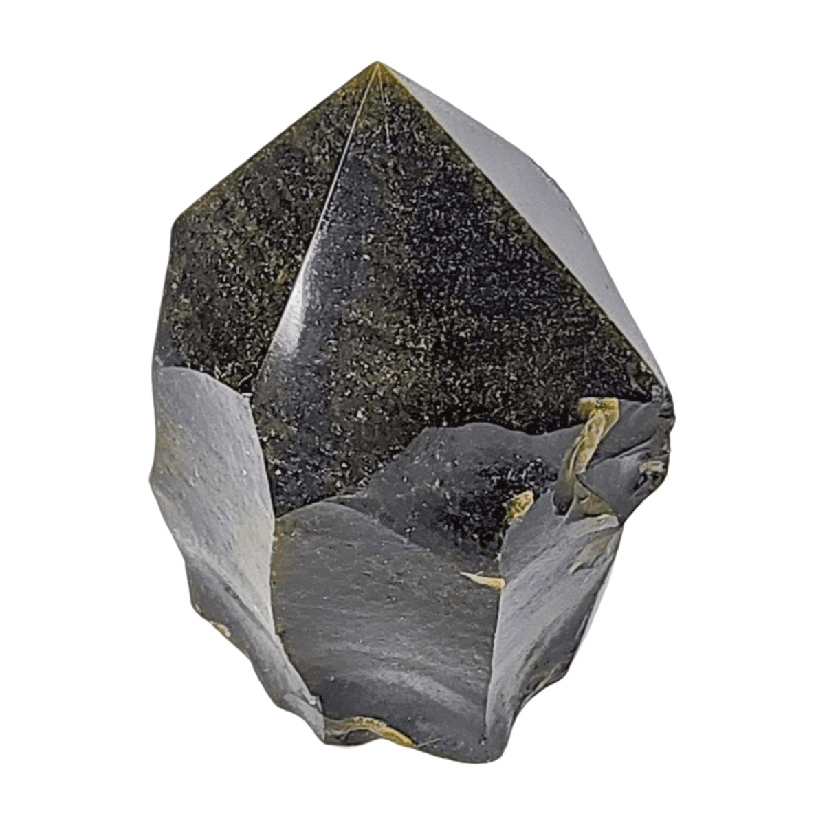 Gold Sheen Obsidian Raw Edge Tower