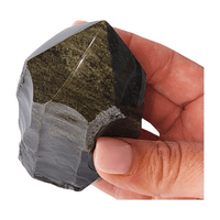 Gold Sheen Obsidian Raw Edge Tower