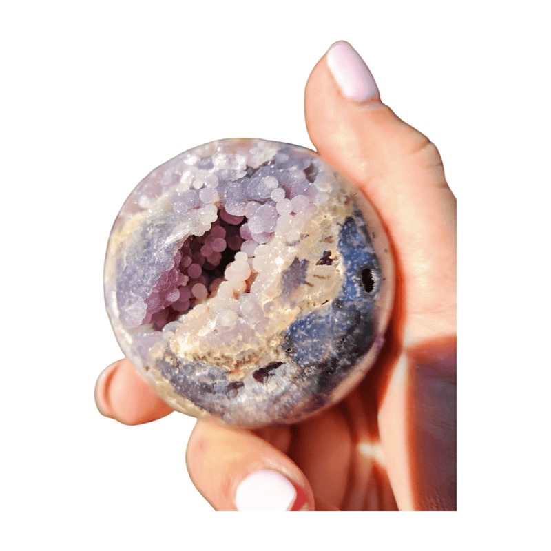 Grape Agate Sphere