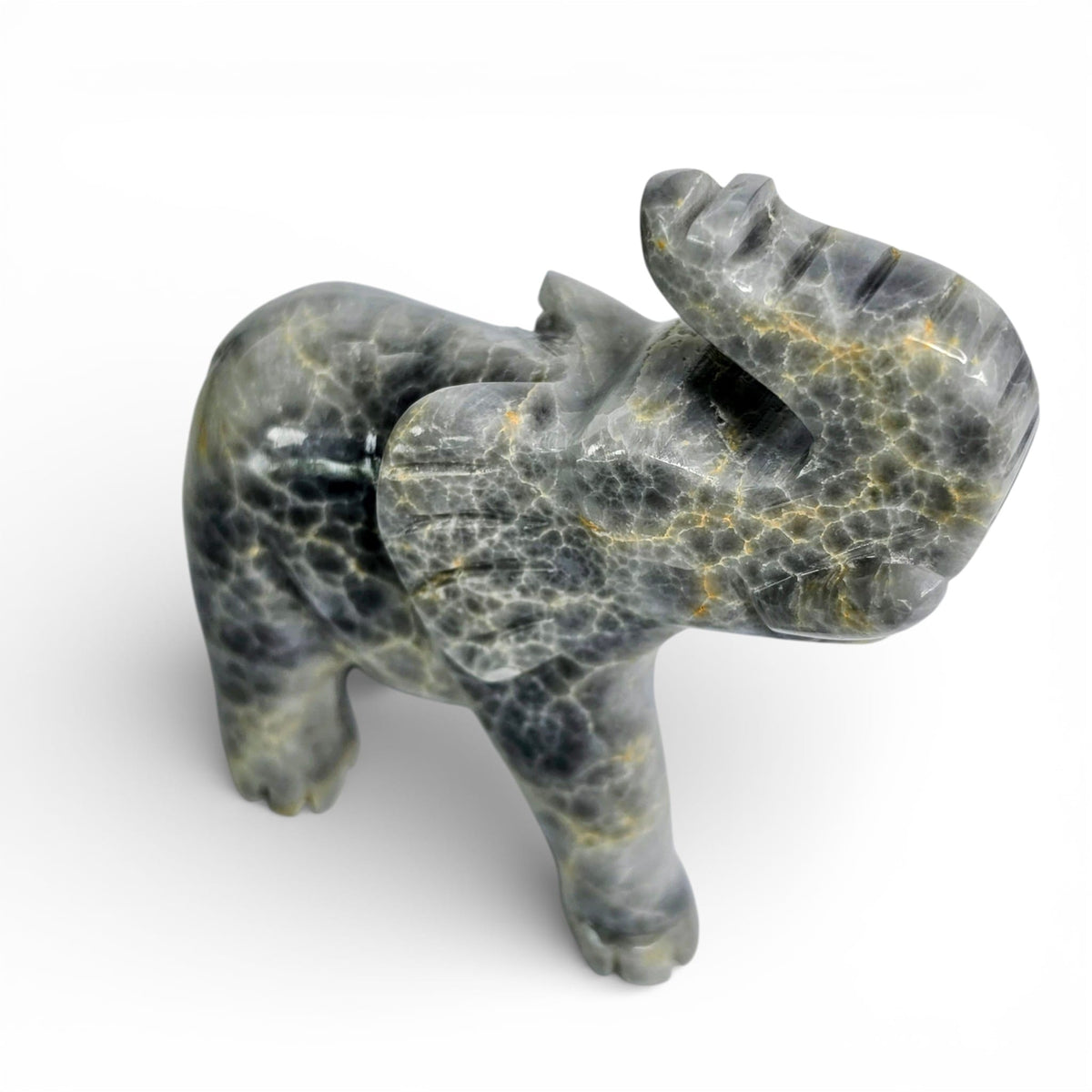 Gray Calcite Elephant