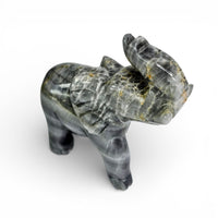 Gray Calcite Elephant