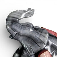 Gray Calcite Elephant