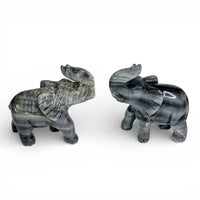 Gray Calcite Elephant