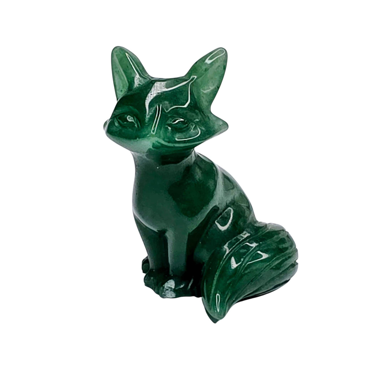 Green Aventurine Fox