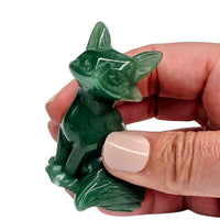 Green Aventurine Fox