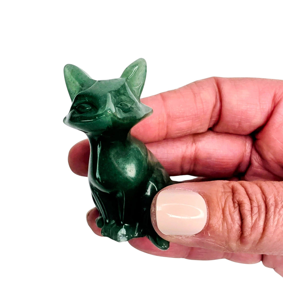Green Aventurine Fox