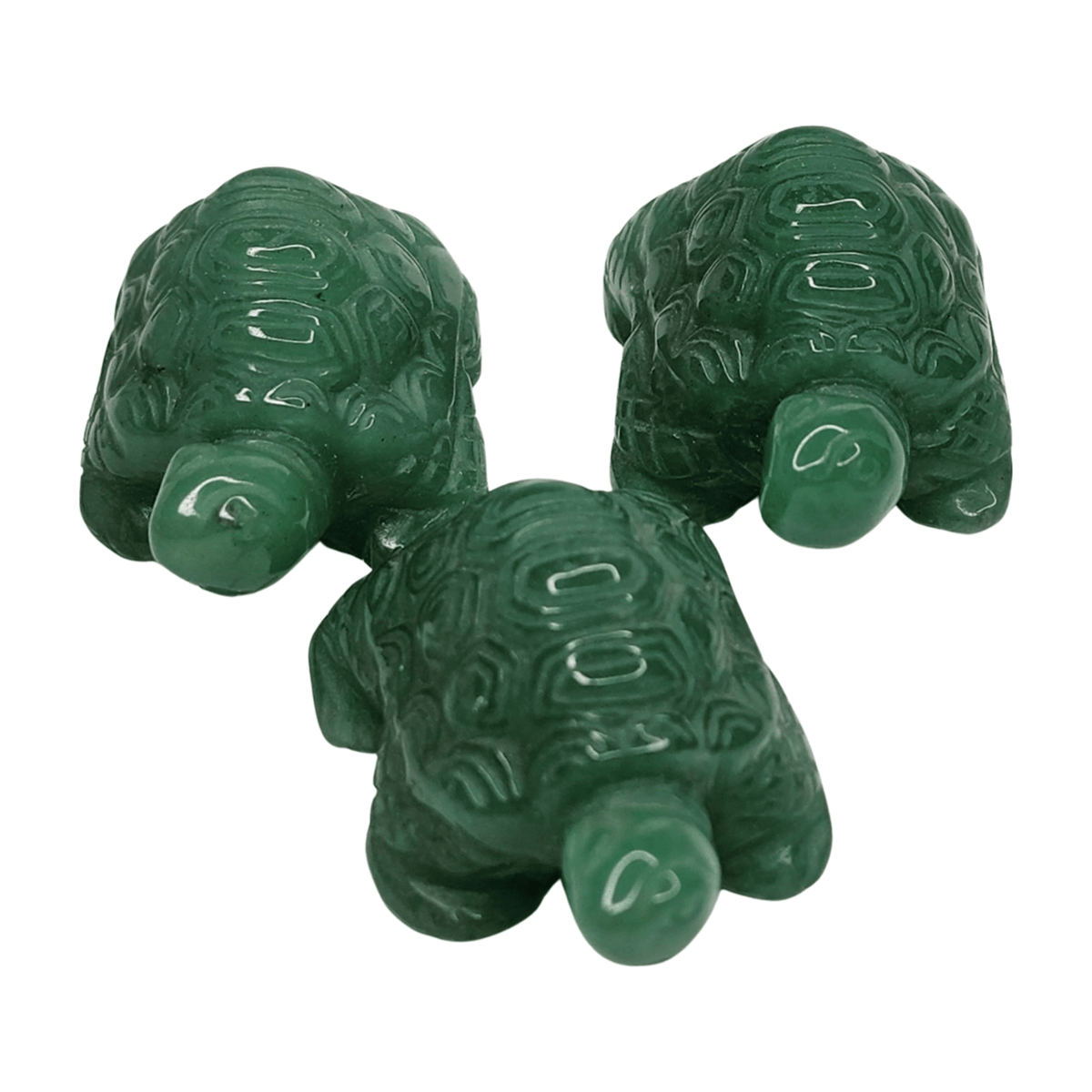 Green Aventurine Tortoises