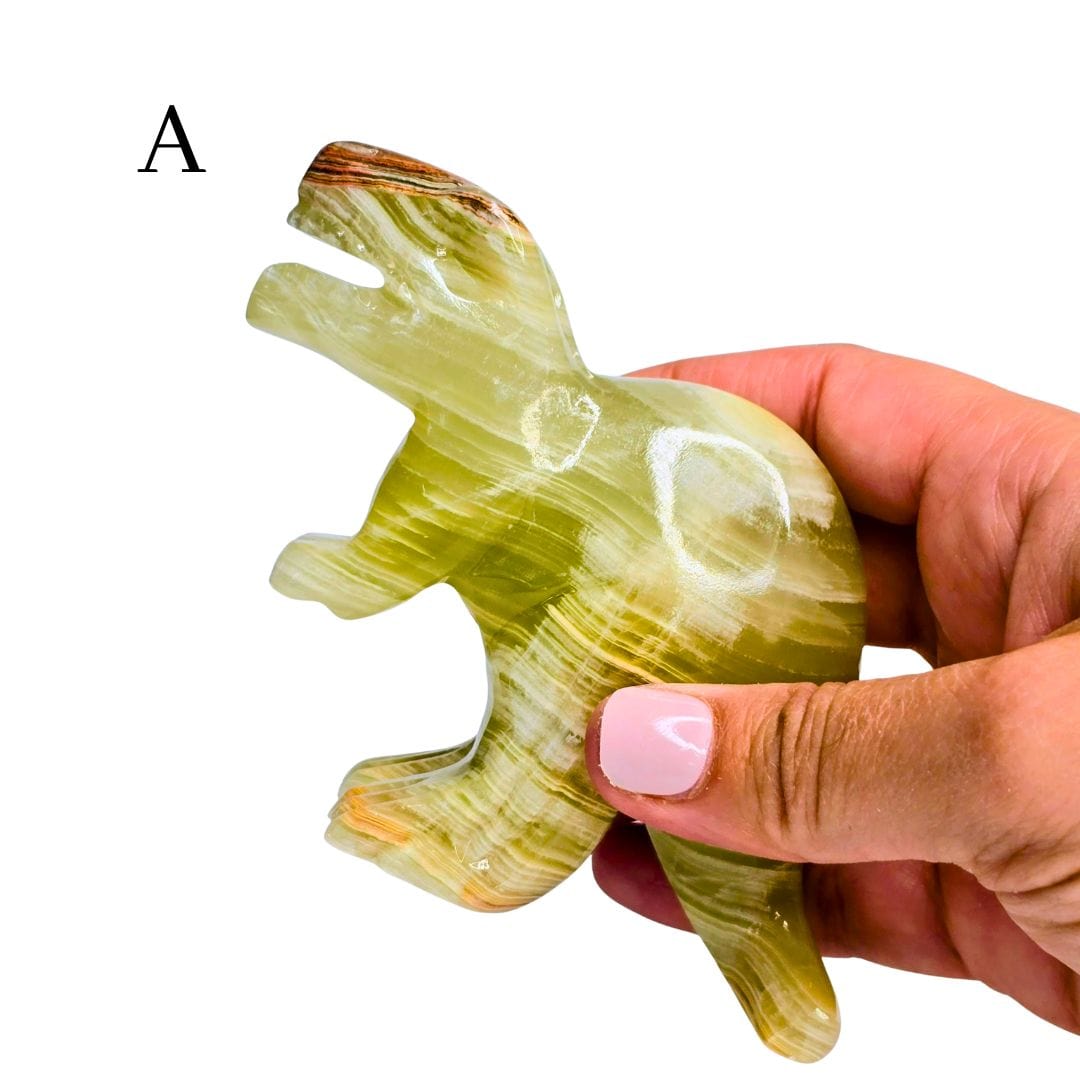 Green Calcite T-Rex