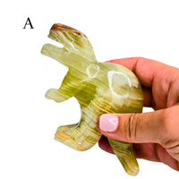 Green Calcite T-Rex