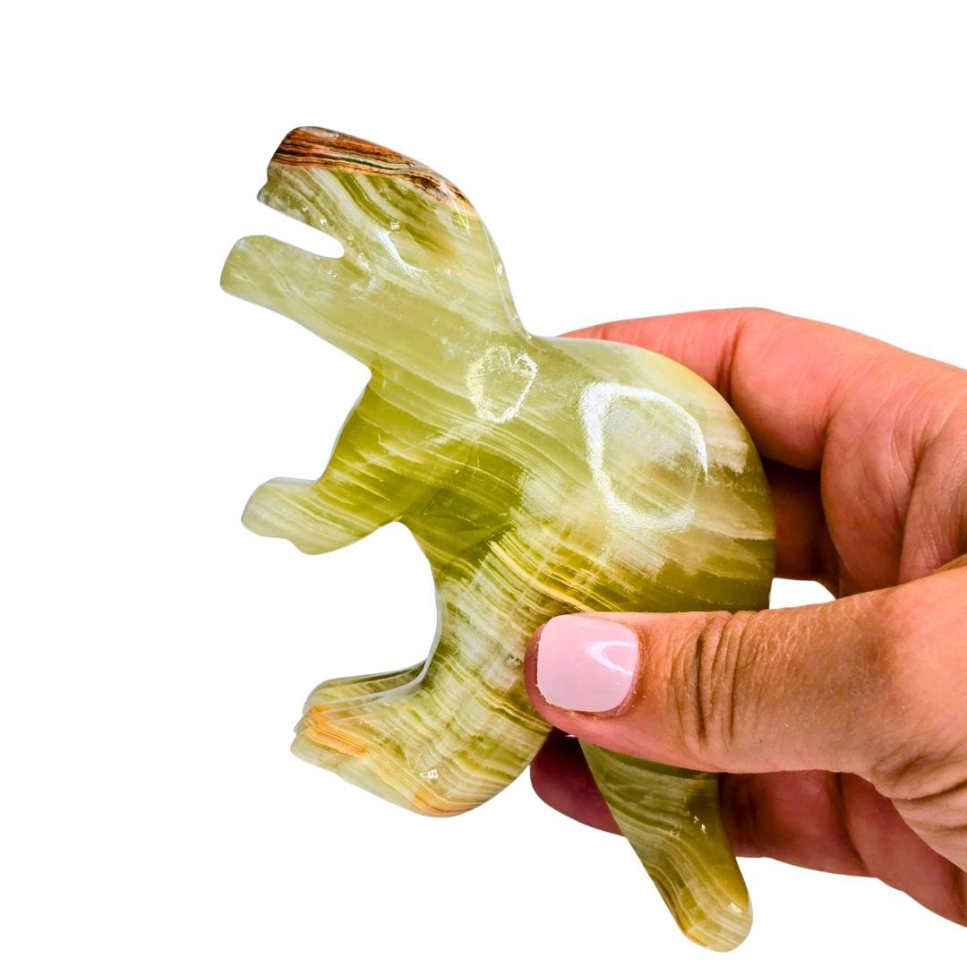 Green Calcite T-Rex
