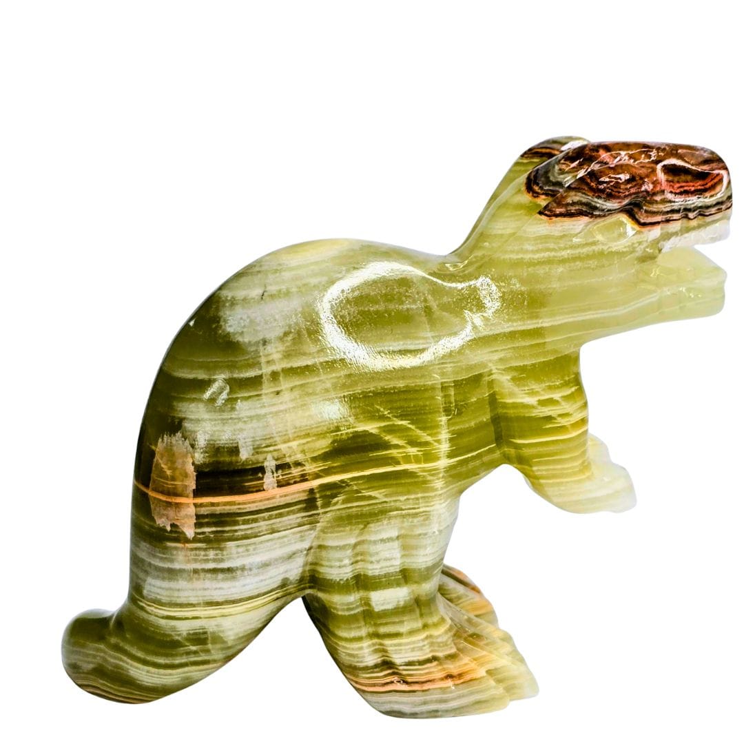 Green Calcite T-Rex