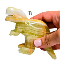 Green Calcite T-Rex