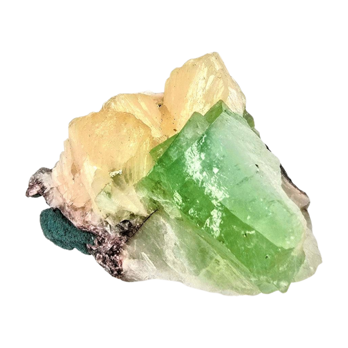 Green Apophyllite Specimen - Medium