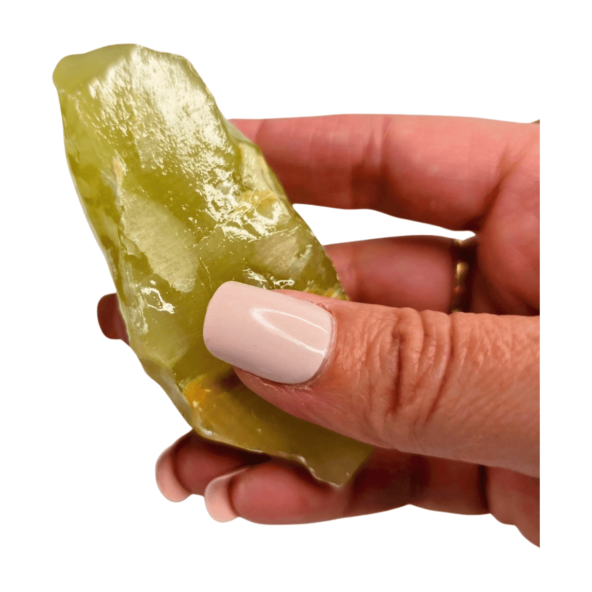 Green Calcite Chunk