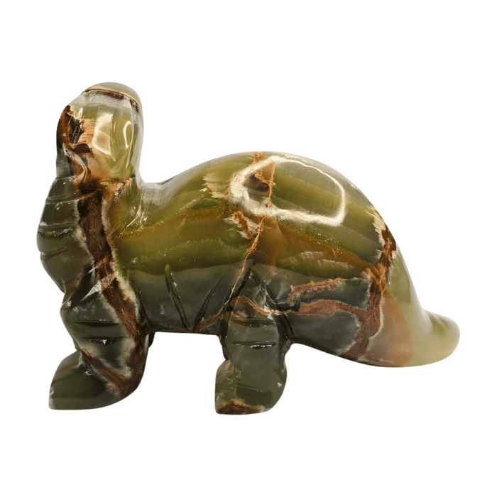 Green Calcite Dino - Large