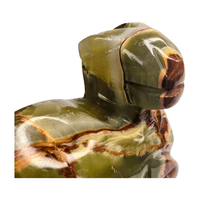 Green Calcite Dino - Large