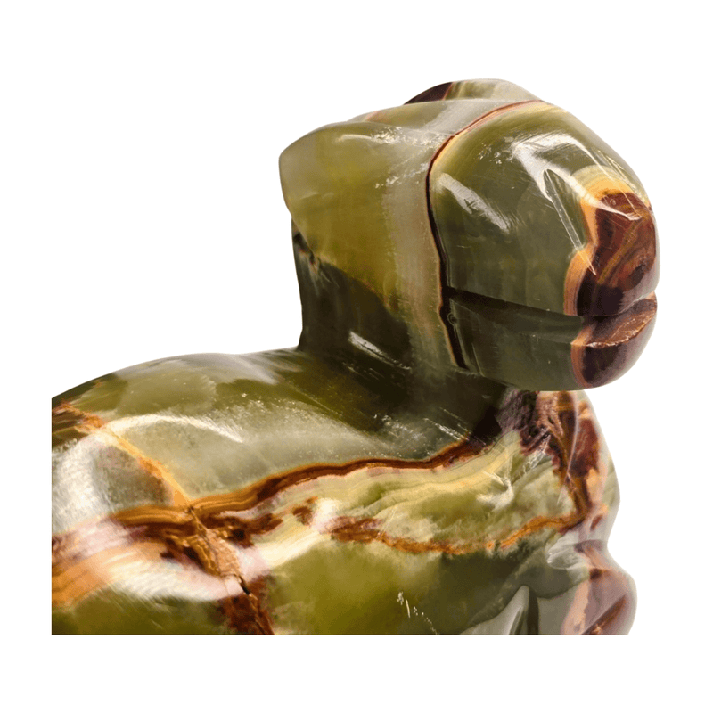 Green Calcite Dino - Large