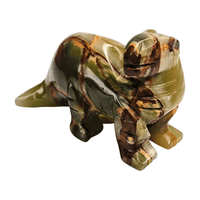 Green Calcite Dino - Large