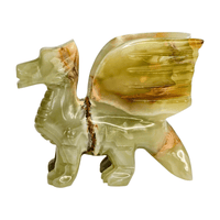 Green Calcite Dragon - Extra Large